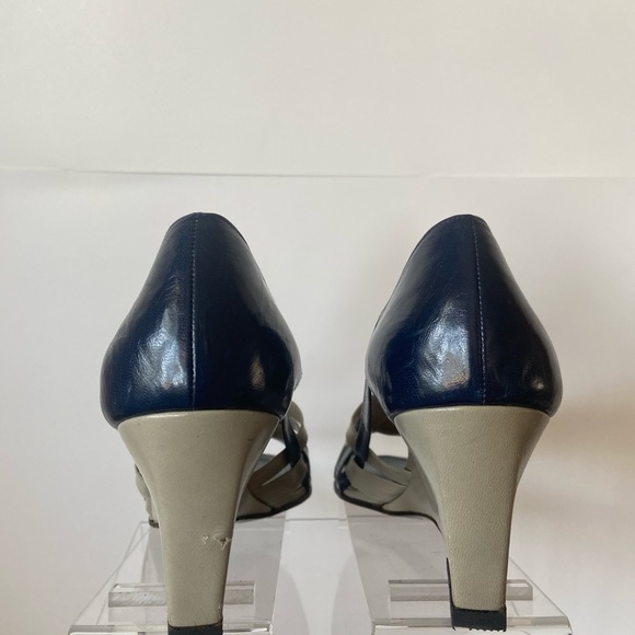 Vintage Christian Dior wedge sandals - Picture 5 of 9